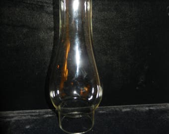 Clear Glass Chimney for Hurricane Lamp -