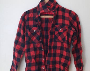 red and black lumberjack shirts