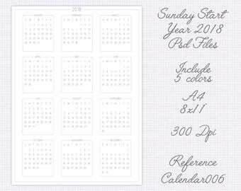 8x11 calendar | Etsy