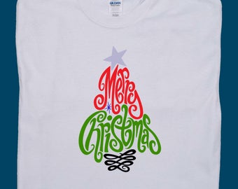 merry christmas tree shirt