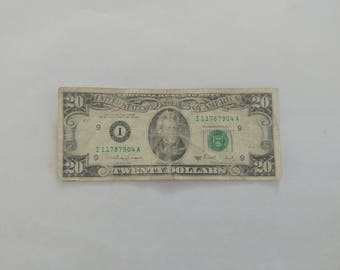 20 dollar bill Etsy