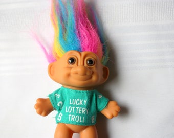 rainbow hair troll