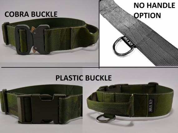 Tactical military dog collar Multicam Tropic 40mm/ 1.5inch