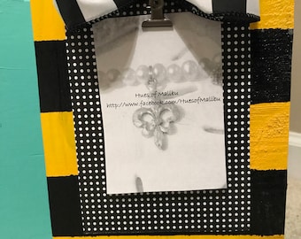 Whimsical Collegiate Block Picture Frames Any Team