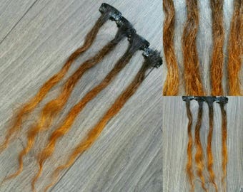 4 clip in human hair dreadlocks