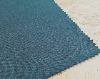 Linen Fabric- Teal- Teal fabric- Teal Linen- Curtain fabric- Teal Green fabric- UK Seller- Teal Curtain Fabric- Teal clothing fabric