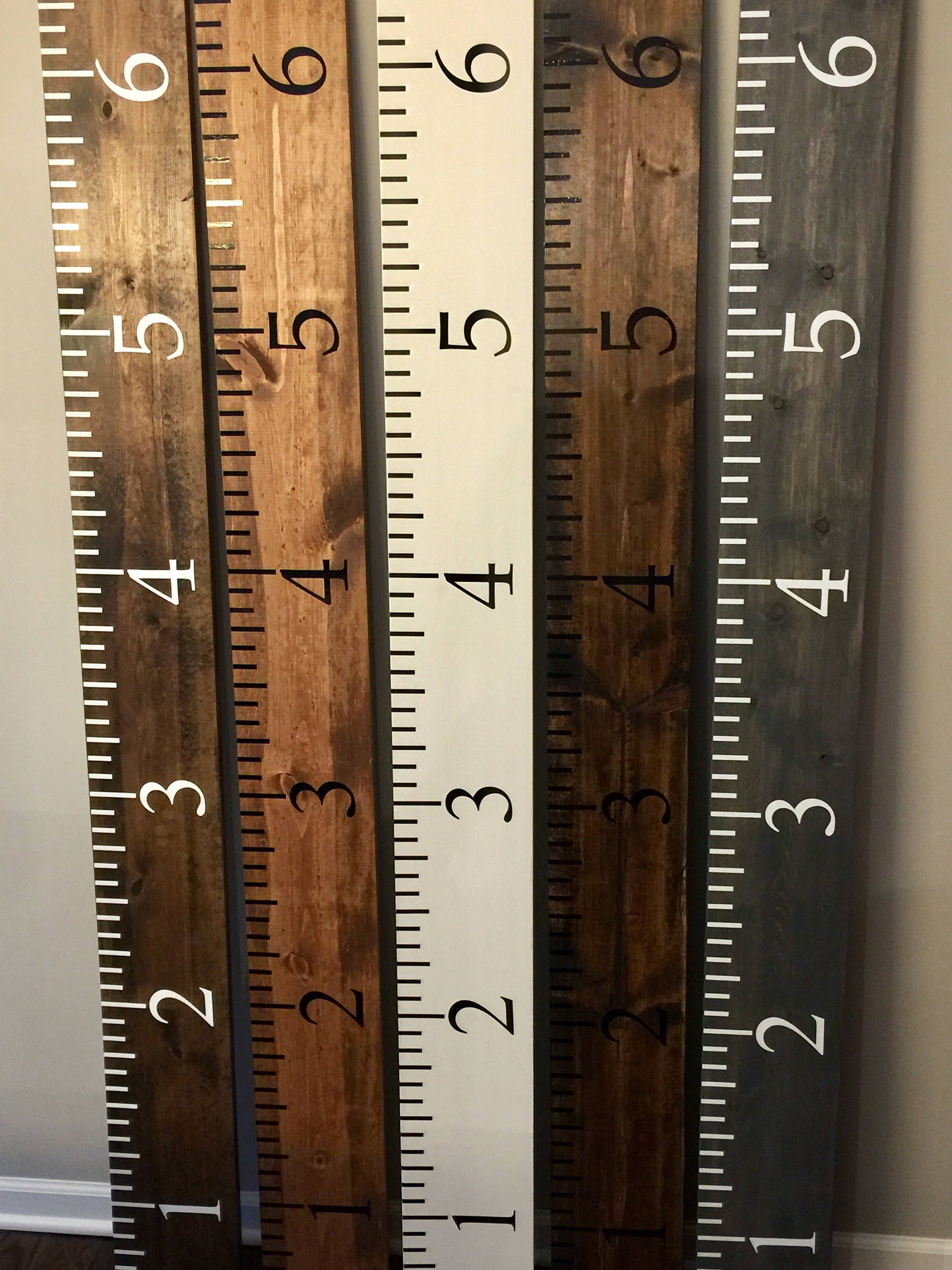 Giant Measuring Stick Growth Chart / Wooden Growth Ruler