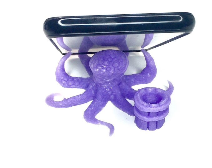 Octopus Desktop Smartphone Stand | Cell Phone Holder | 3D Printed