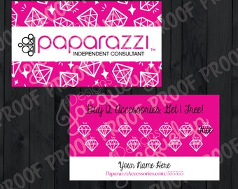 Younique Customer Loyalty Punch Card Business Card Design