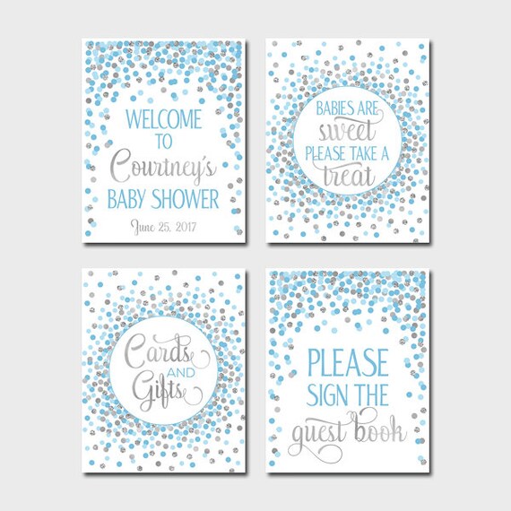 Baby Boy Shower Signs Baby Shower Table Signs Printable