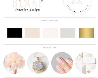Pink Black Modern Script Logo Design, Custom Logo Design, Business Logo, Creative logo, Logo Design Service, Photography Logo, Shop Logo 085