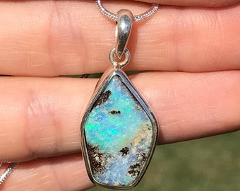 Australian Boulder Opal Necklace