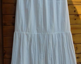 White Underskirt/Petticoat underskirt long vintage/