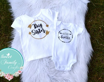 Big Sister Outfit, Big Sister Little Brother Outfits, Matching Outfits, Little Sister Outfit, Big Sister Shirt, Sibling Outfits
