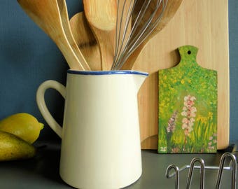 Pottery of Portugal pottery vase ceramic pitcher vase centerpiece ceramic pottery vintage pottery and ceramics Scandinavian Quteiro Águeda