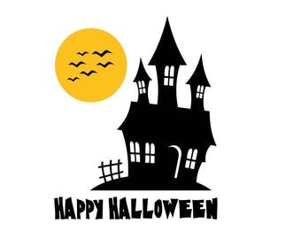 Happy Halloween SVG , Happy Halloween Cut File, Halloween Cricut SVG, Halloween Clipart, Fall svg dxf eps png