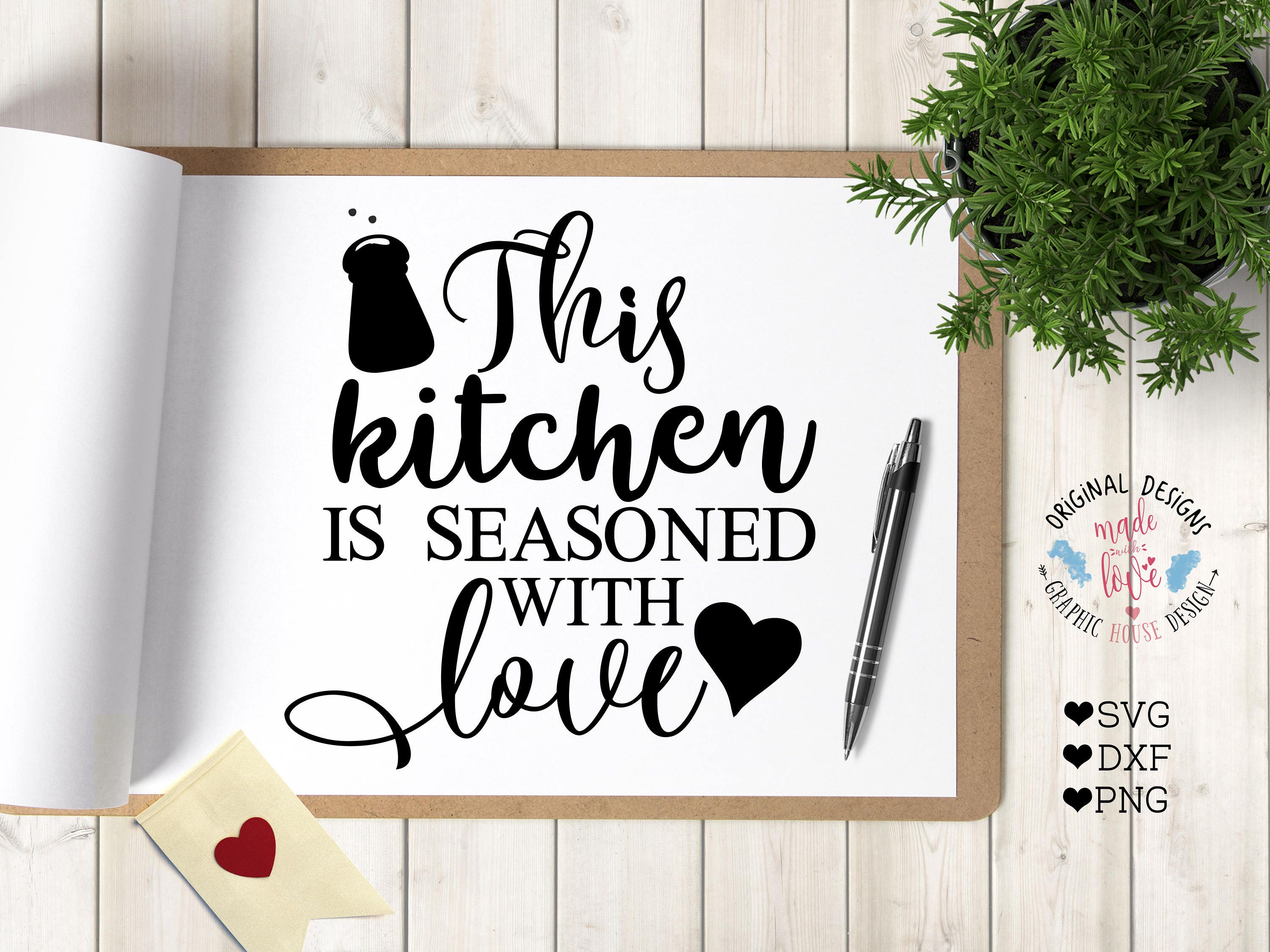 Free Free 337 Made With Love In Kitchen Svg Free SVG PNG EPS DXF File