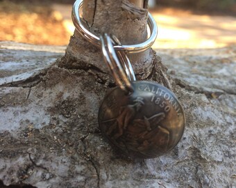 Pick Your State Domed Quarter key chain