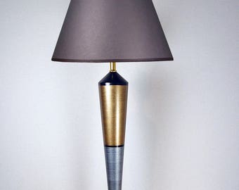 Decorative table lamps, Bedroom lighting ideas lamps, Designer lighting for living room, Bronze, silver table lamp
