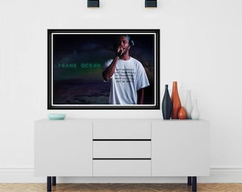 Why Be Racist Sexist Homophobic Transphobic When You Could Just Be Quite Poster, Frank Ocean Posters Prints, Gay LGBT Wall Art Decor