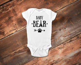 Baby Bear Onesie®, Baby Boy Clothes, Baby Shower Gift, Cute Baby Onesie®, Funny Baby Onesie®, Boho Baby Onesie®, Funny Baby Clothes,