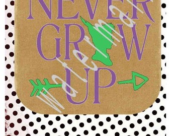 Peter pan SVG - Disney vacation shirts - Disney svg - silhouette cameo cricut - Peter pan Svg JPEG t-shirt transfer Never grow up Tinkerbell