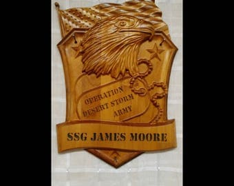 Military Veteran's Honorary Plaque