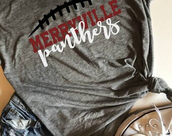 Merryville Panthers Football SVG, PDF, PNG, Dxf Design