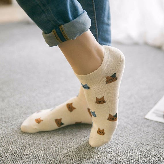 Cat Socks Cute Kittens Ankle Socks Women's Socks