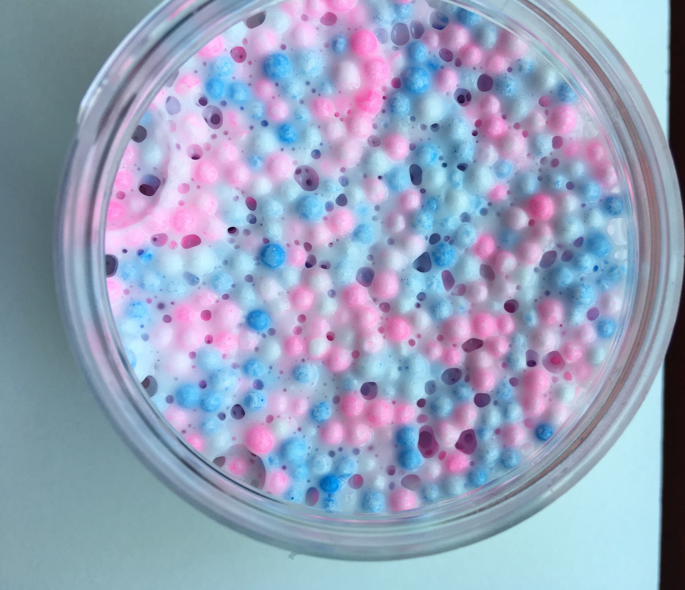 Cotton candy dippin dots floam