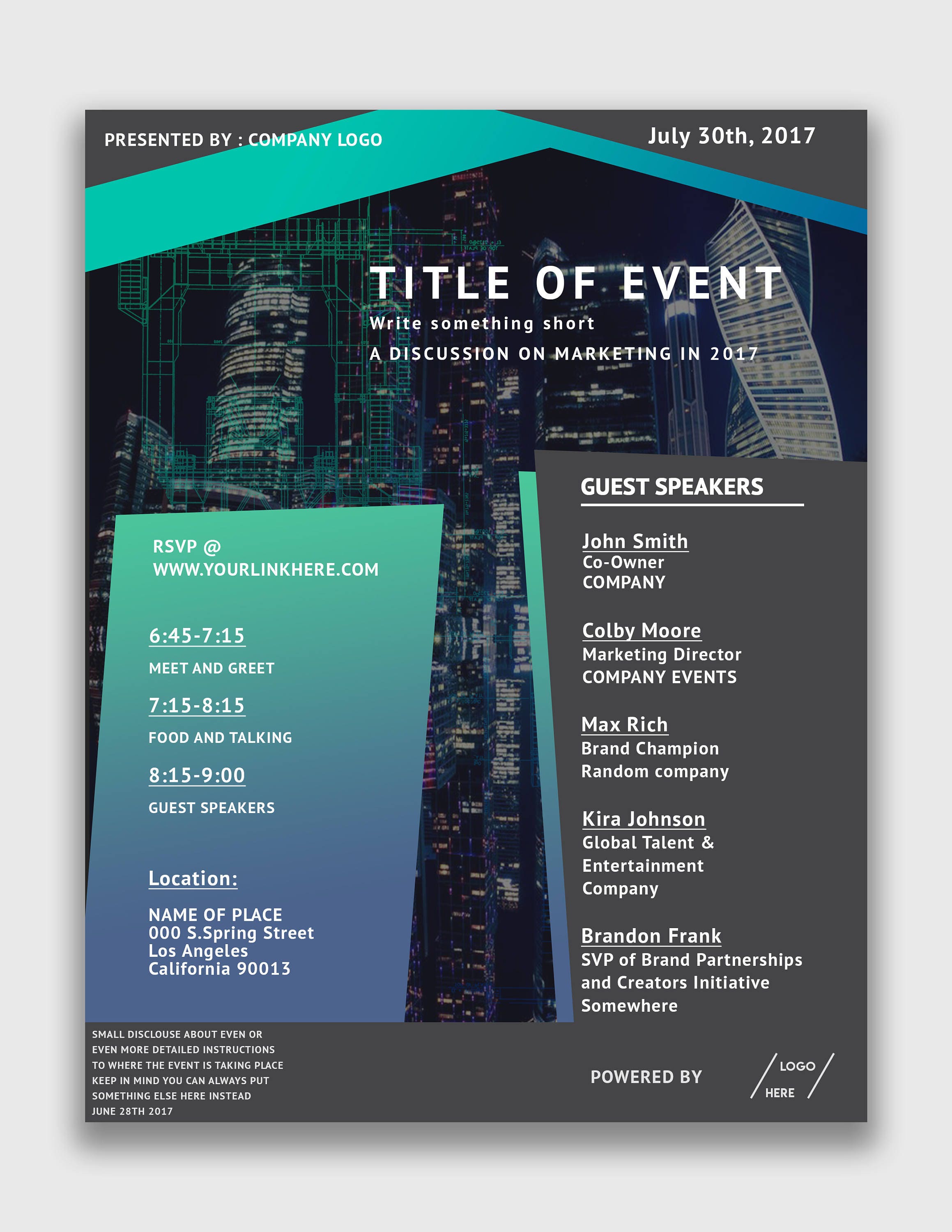 Conference Flyer Template P1