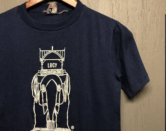 XS vintage 70s/80s Lucy the elephant Margate New Jersey t shirt