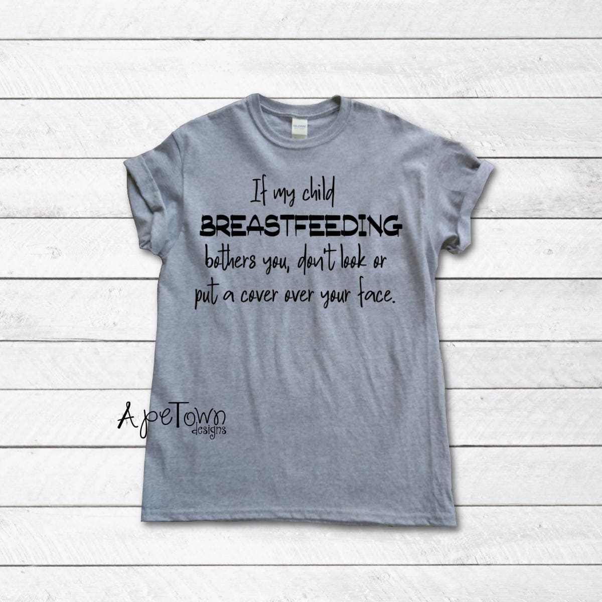 Funny but Real Breastfeeding tshirt lets normalize