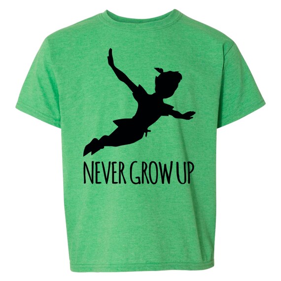 disney never grow up shirt