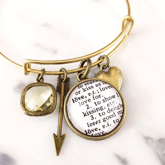 Love Charm Bracelet Personalized Definition Jewelry