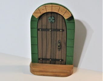 Irish Fairy Door Made Of Four Woods