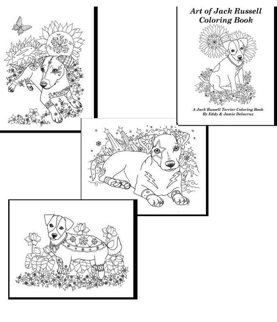 Download Art of Jack Russell Terrier Coloring Book Volume No. 1