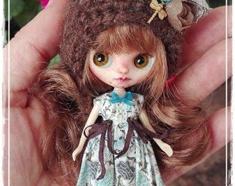 Custom Blythe Dolls For Sale by ALMENDRA Petite Blythe custom doll by Antique Shop Dolls