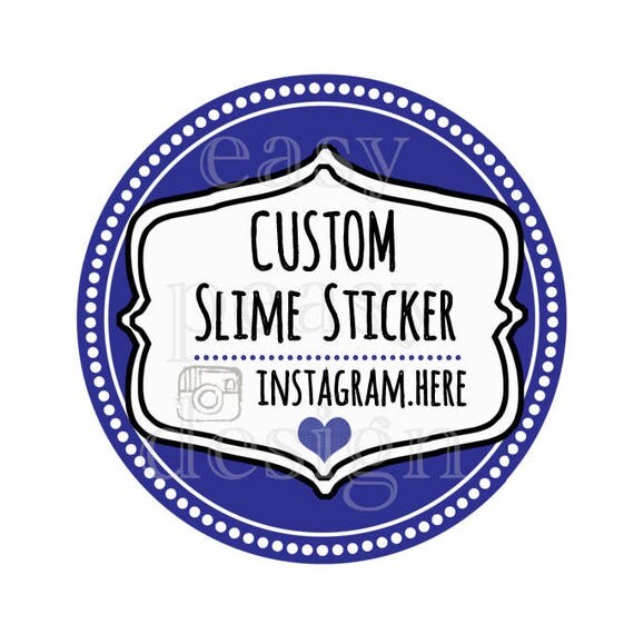 Personalize your own Slime Sticker. Slime sticker for your