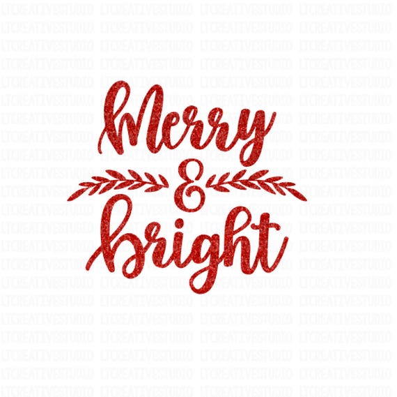 merry and bright svg christmas tree svg christmas svg christmas tree merry christmas
