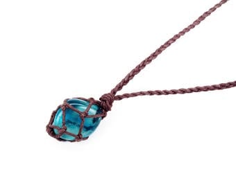 Green Fluorite Necklace, Fluorite Pendant, Chakra Necklace, Healing Crystal Necklace, Stone Pendant Necklace