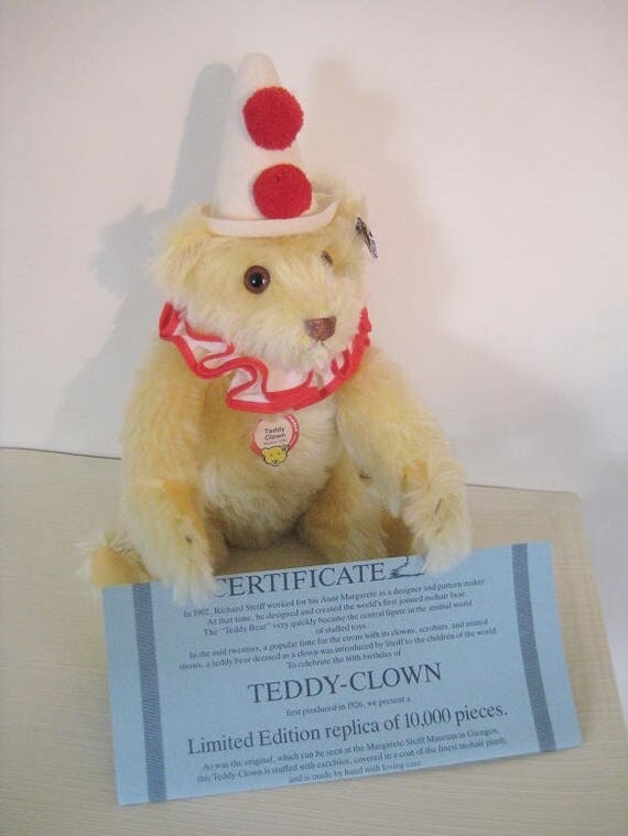 teddy clown steiff