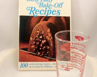 Pillsbury Busy Lady Bake Off Recipes Cookbook 1966 Food Lithographs Advertising Ephemera