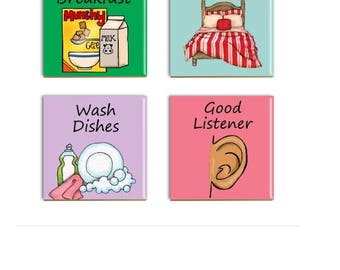 Chore Magnet Printable - Chore Chart Printables - Chore Chart Download - Chore Chart Downloads - Chore Charts - Chore Magnet Printable