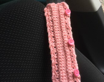 Car Seat Belt cover cozy seatbelt Decor crochet knit accessories car gift