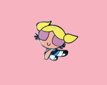 PREORDER Fab Bubbles Enamel Pin (Powerpuff Girls, PPG, Happy Bubbles, Bubbles Powerpuff Girls, Fabulous Bubbles, Blossom, buttercup)