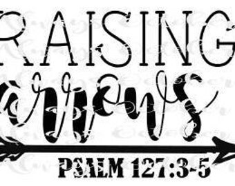 Raising Arrows Mom Proverbs Design SVG