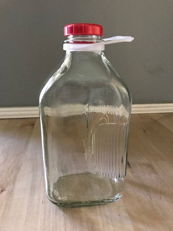 GLASS MILK JUGS Half Gallon Milk Jars