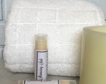 Cherry Vanilla Lip Balm, Cherry Lip Balm, Vanilla Lip Balm, Vegan Lip Balm, One .15oz Lip Balm Tube