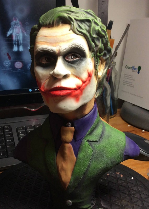 joker resin statue